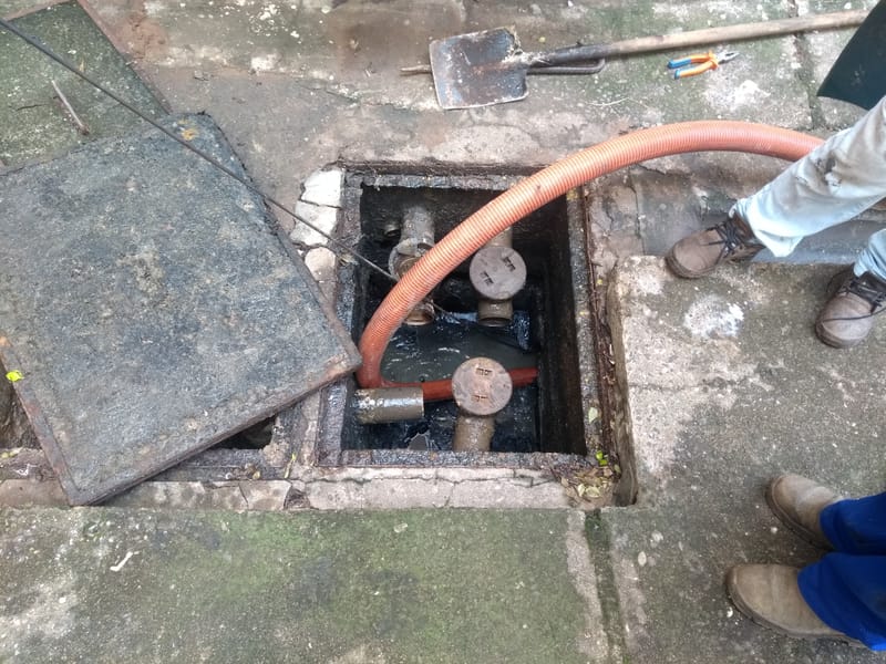 II. - CX GORDURA / ESGOTO