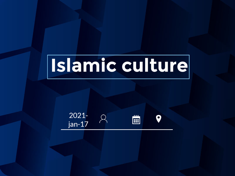Islamic culture.