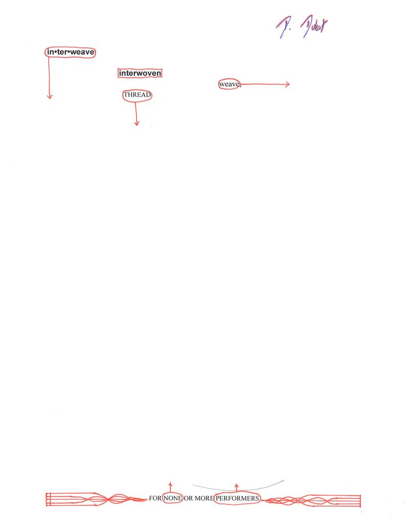 world premiere: interwoven