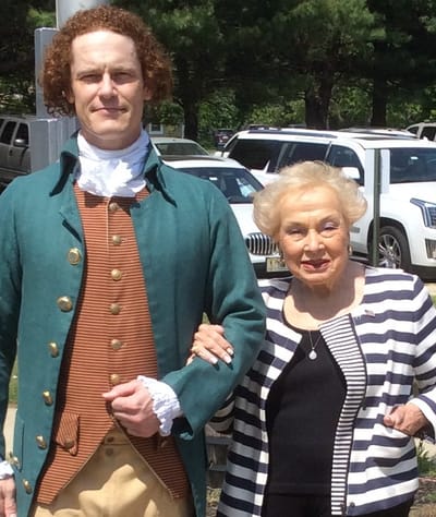 Thomas Jefferson & Lillian Burry at Cedar Drive School!