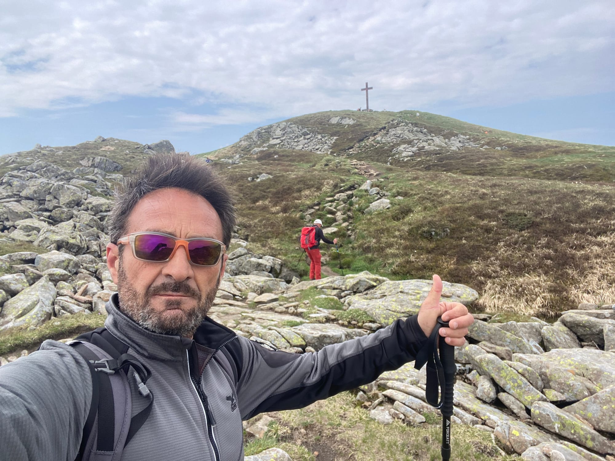 Salendo alla Croce del Marmagna