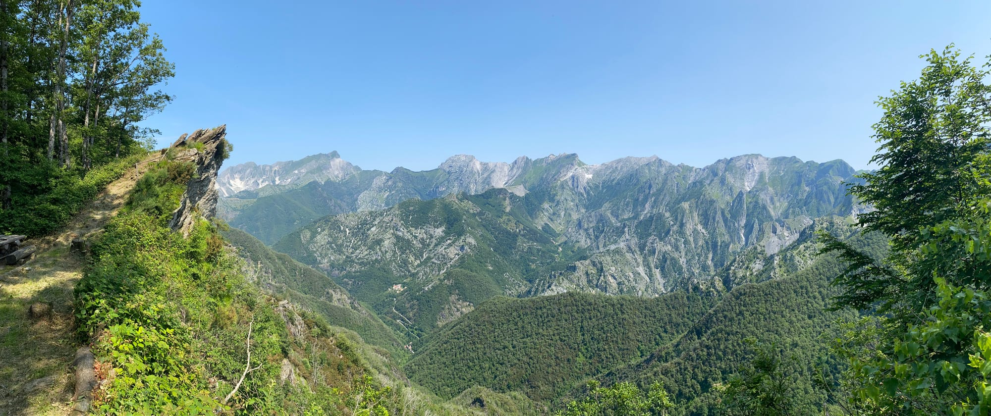 Panorama da Pian della Fioba
