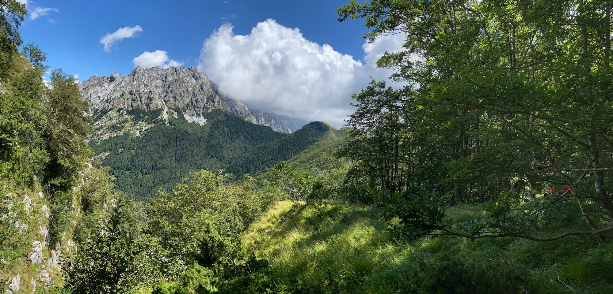 Panorama da foce del Pollaro
