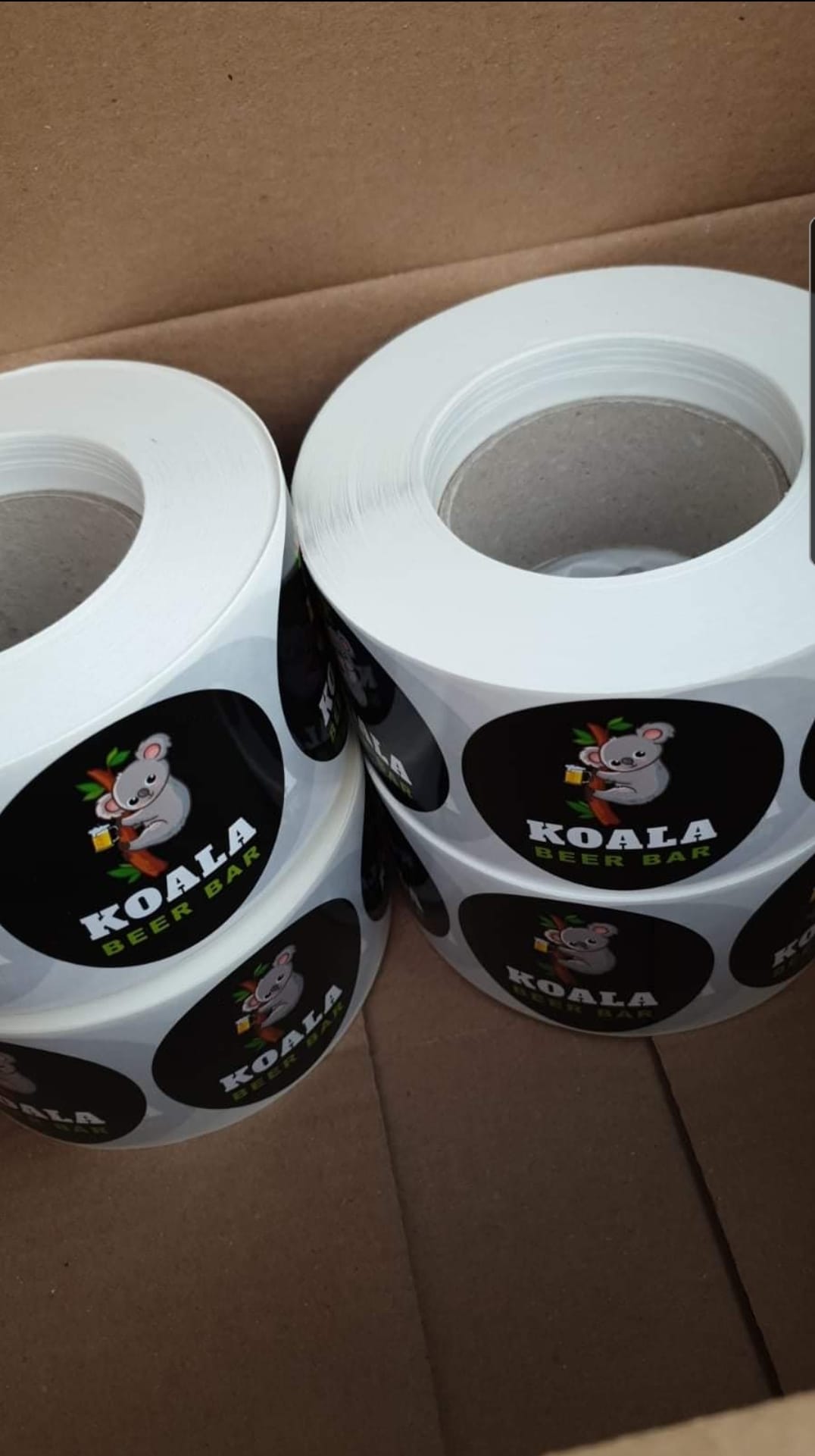 מדבקות לקואלה בר