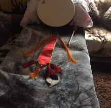 Shamanic energy healing session