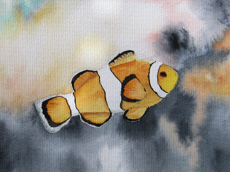 אתגר צבעי מים/ הציורים