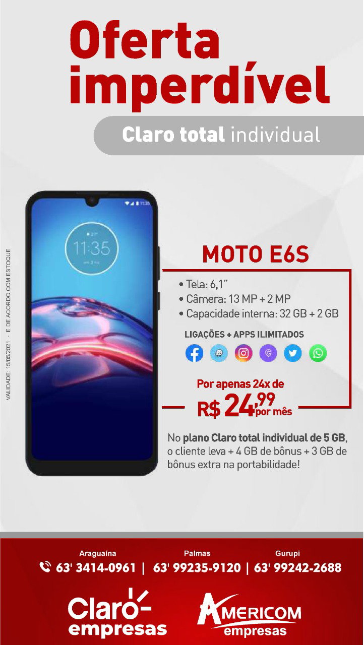 PROMOÇÃO DE MAIO ATÉ DIA 15/05