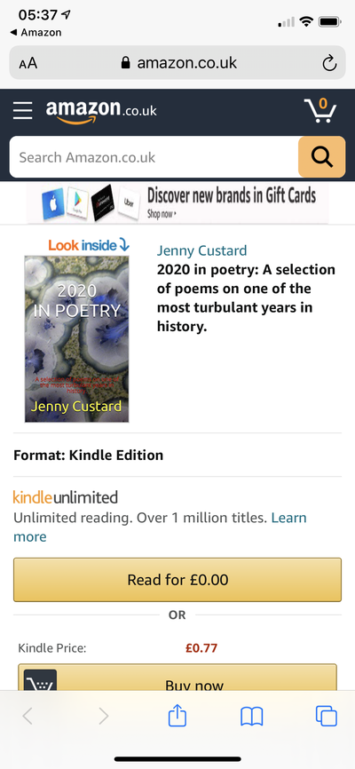 I’m finally published!