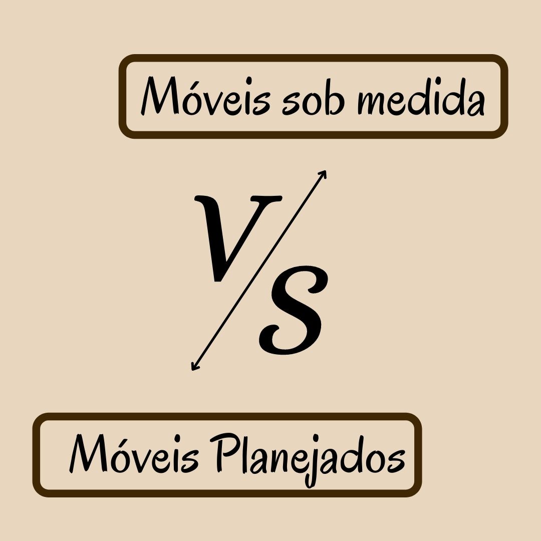 Você sabe a diferença entre Móveis sob medida e Móveis planejados?