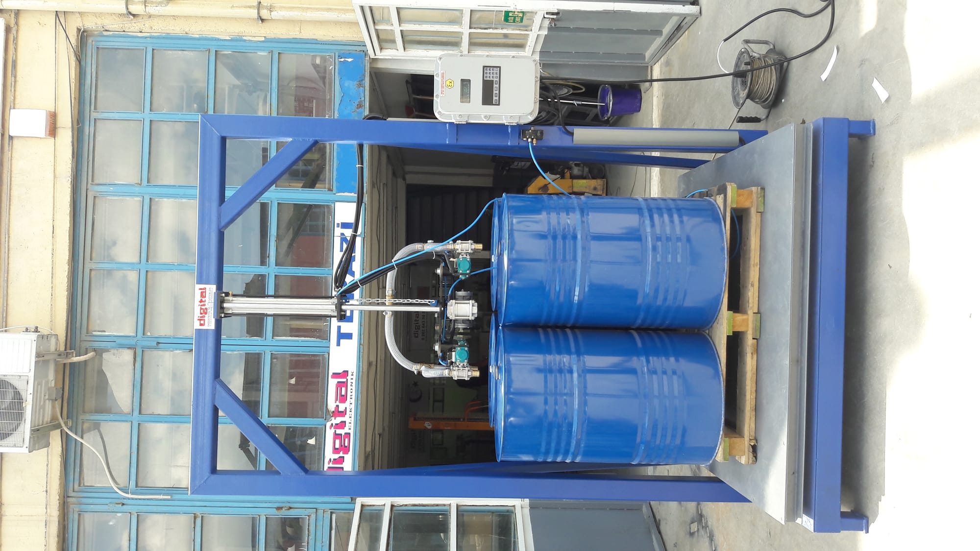 Endüstriyel Portatif 4'lü Varil Dolum Makinesi