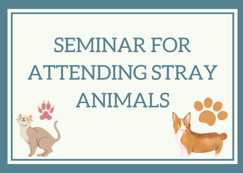Seminar for Attending Stray Animals