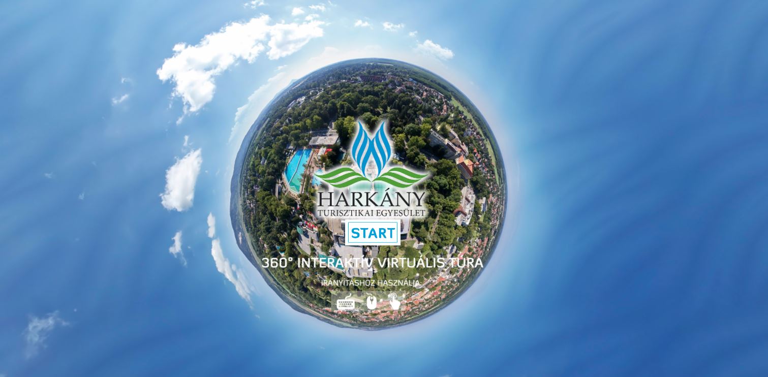 Virtuális séta Harkányban