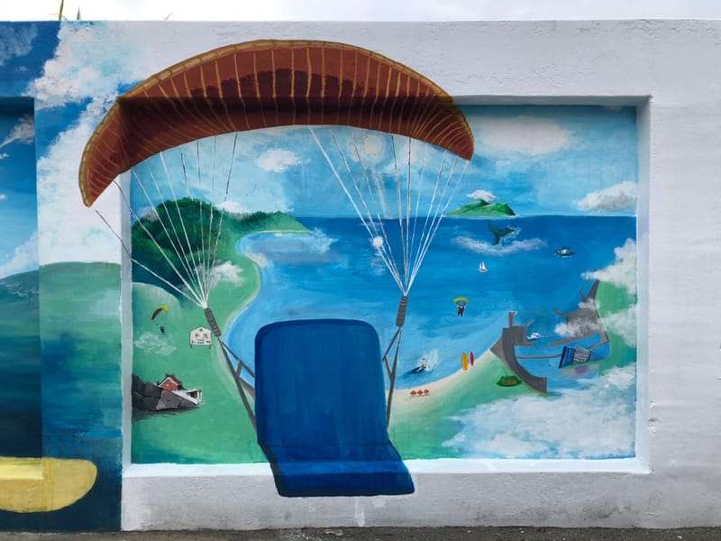 Wall Painting - Yilan Parachute
