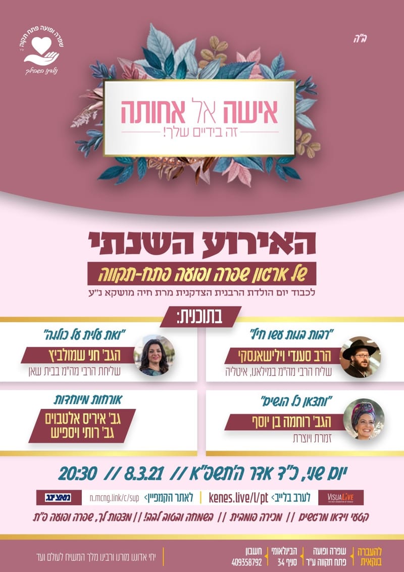 ערב הוקרה תשפ''א