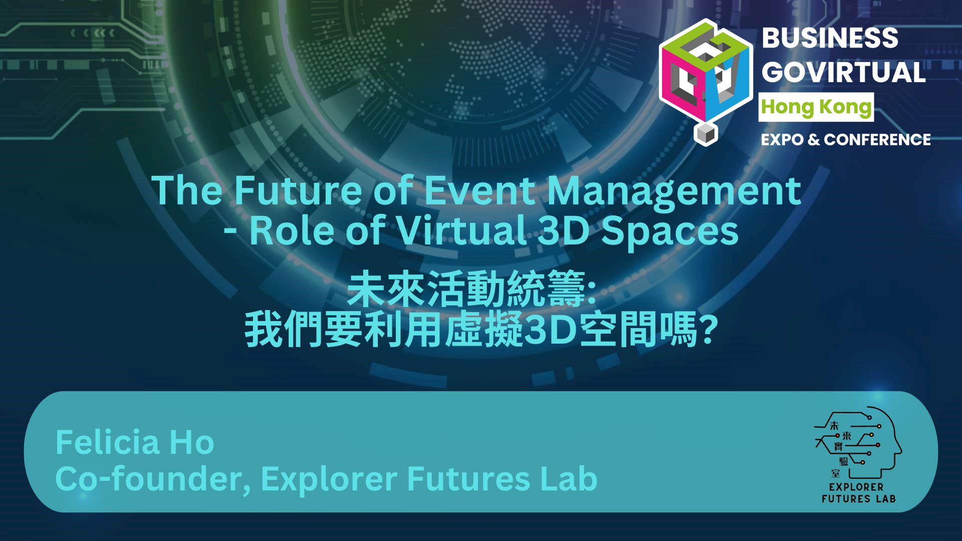 The Future of Event Management - Role of 3D Virtual Space