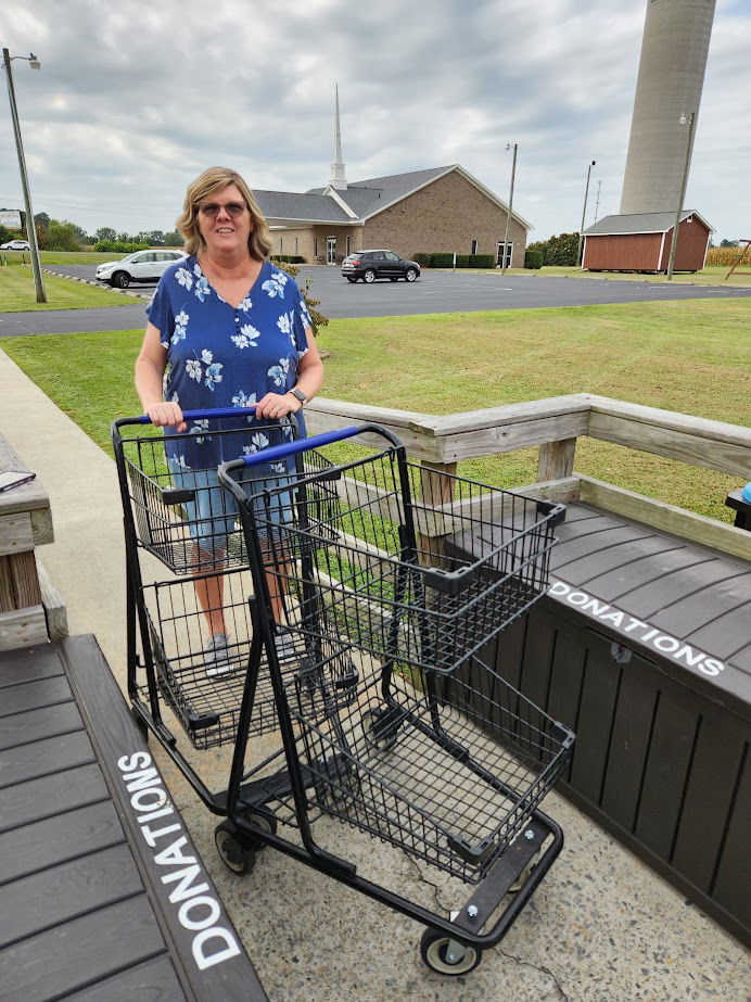 AYDEN FOOD LION donated 2 carts!