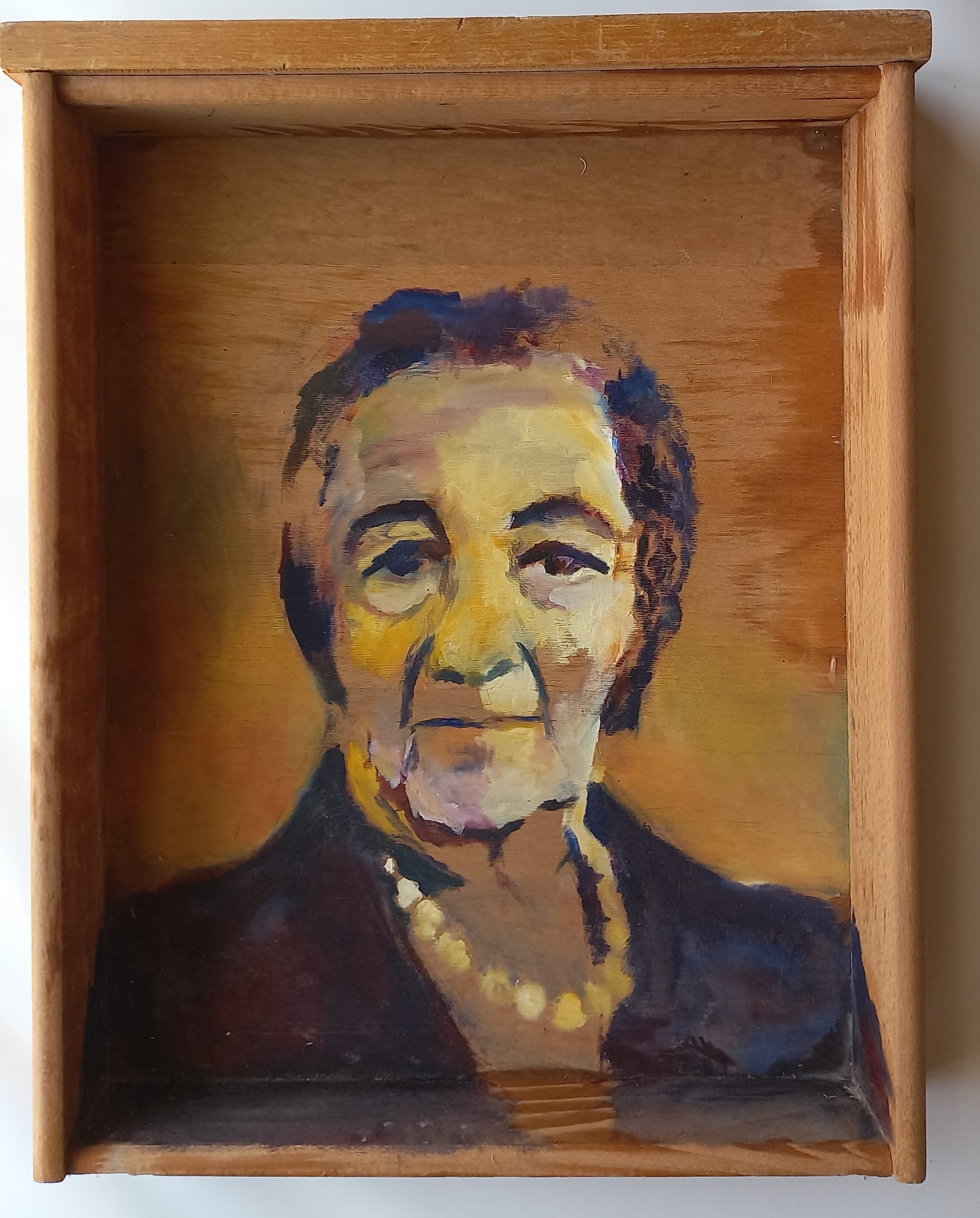 גולדה, שמן על מגירה, 48X36