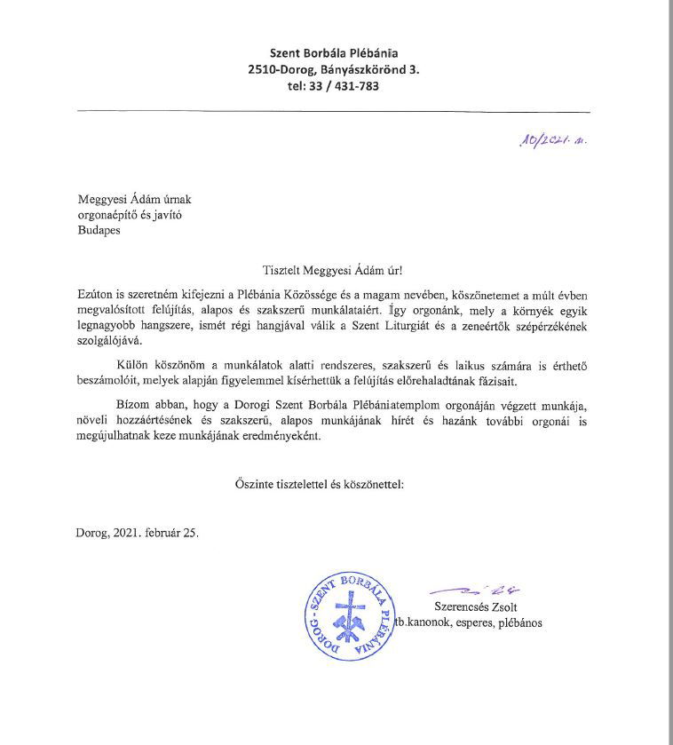 Angster József op. 1130, 1936 pneumatikus tasniláda