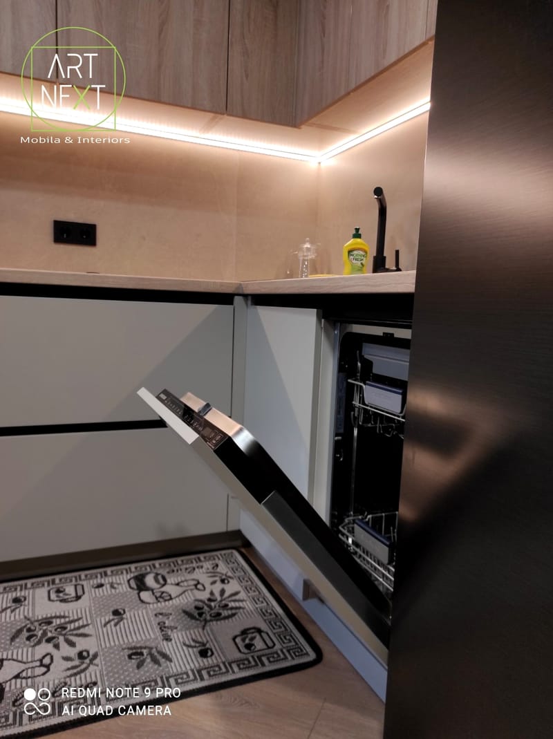 Кухня MDF AGT и ДСП EGGER  с LED подсветкой