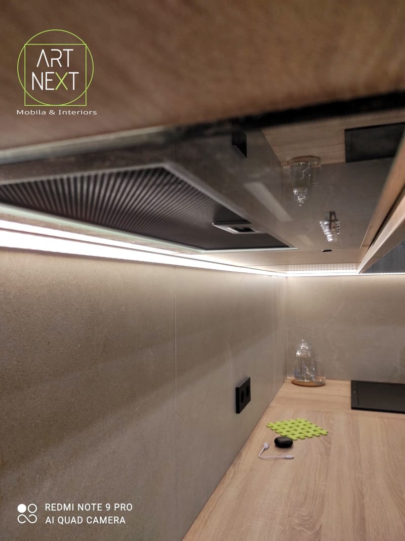 Кухня MDF AGT и ДСП EGGER  с LED подсветкой