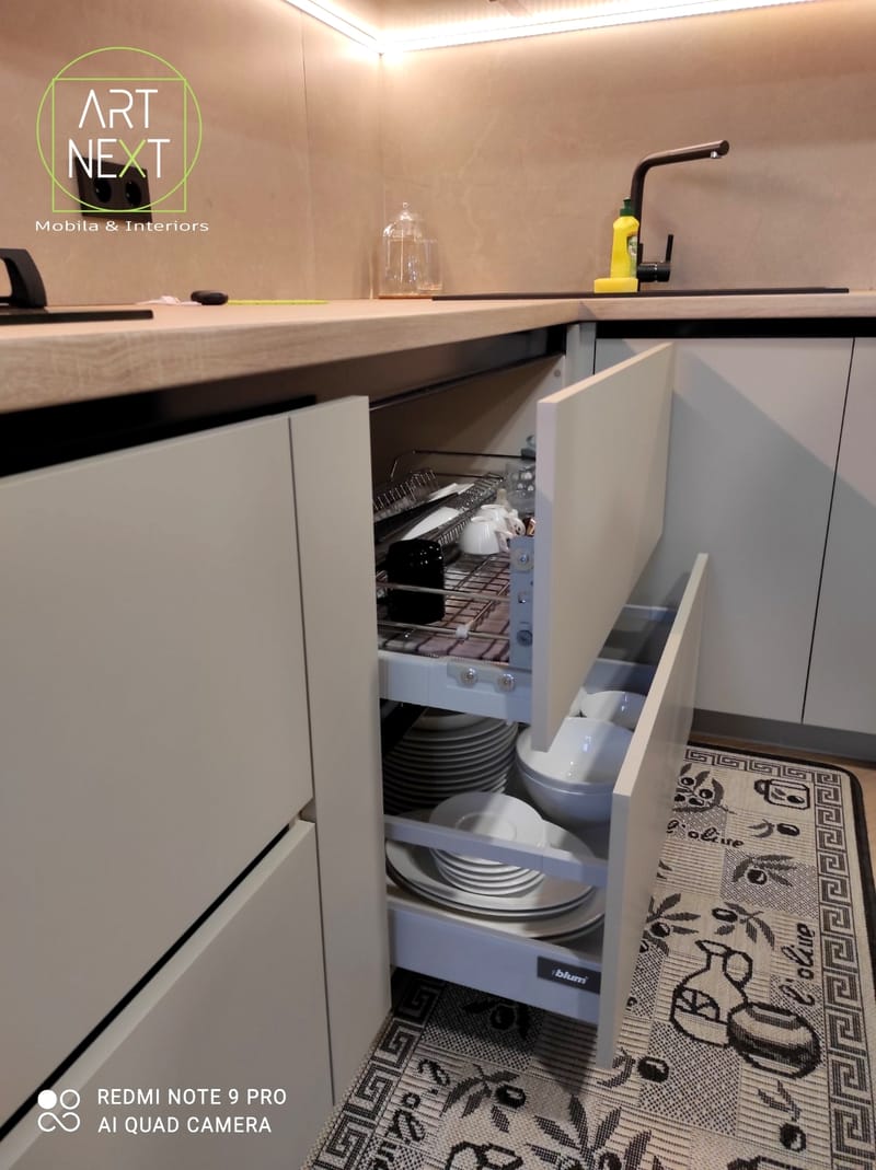 Кухня MDF AGT и ДСП EGGER  с LED подсветкой