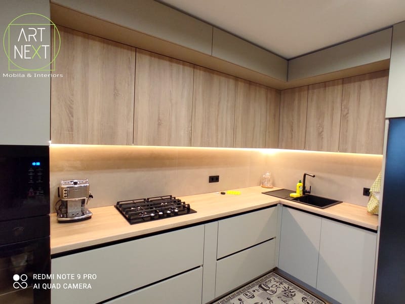 Кухня MDF AGT и ДСП EGGER  с LED подсветкой