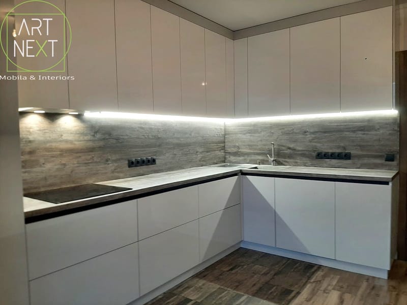 Кухня MDF AGT и ДСП EGGER  с LED подсветкой