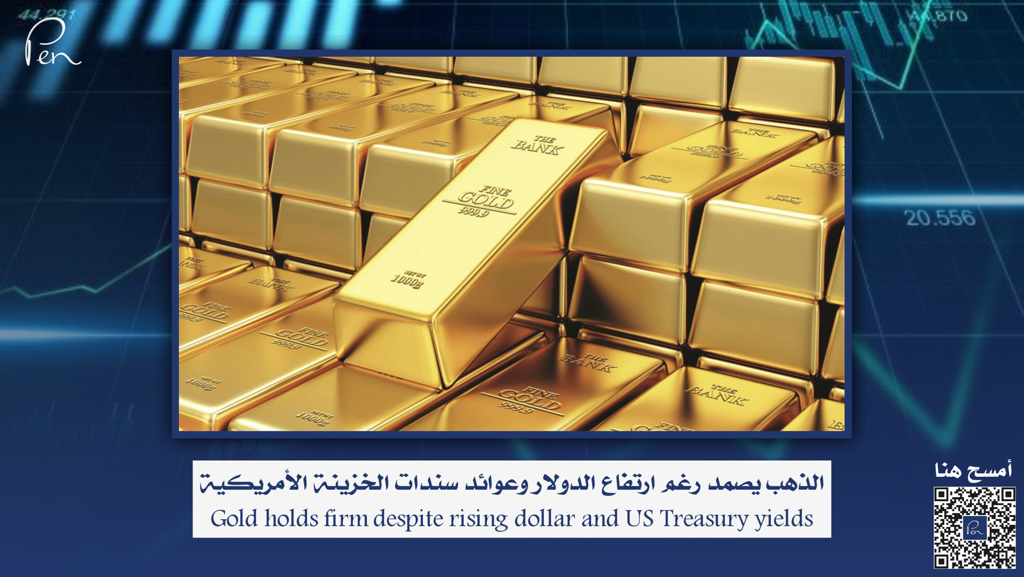 Gold holds up despite the rise in the dollar and US Treasury bond yields