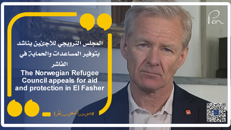 The Norwegian Refugee Council appeals for aid and protection in El Fasher