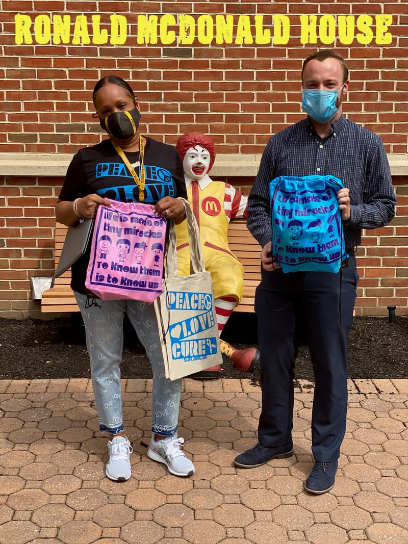 We're delivering a donation to Ronald McDonald House on 4/8/21.