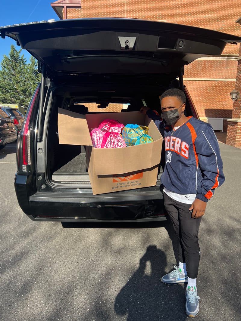 Donating to our friends at Ronald McDonald House on 4/22/22.