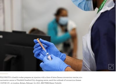 23. Reino  Unido destina  2.3 miles de millones de dólares más para la vacuna contra COVID