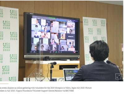 35. 110,000 voluntarios para los juegos olímpicos de Tokio están en espera