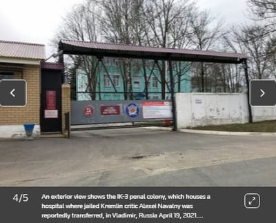 Nalvany es transferido al hospital de la prisión, su salud se deteriora dice su abogado