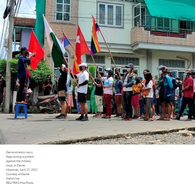 200 asociaciones civiles piden embargo de armas a Myanmar