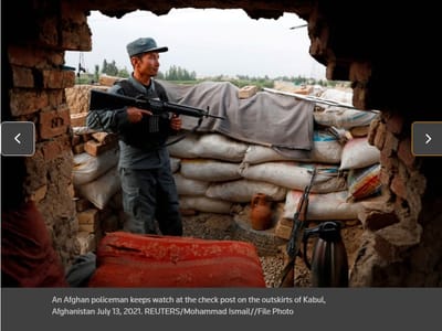 Los Talibanes toman control de gran parte de Afganistán