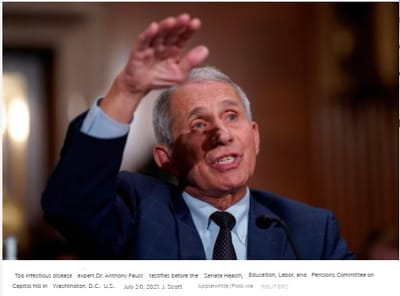 Fauci apoya vacunación obligatoria contra Covid 19 para menores