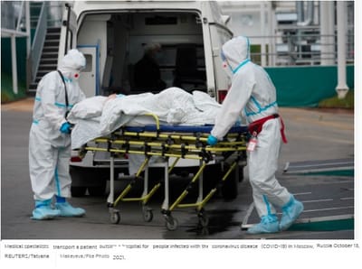 Regiones en Rusia cierran lugares de trabajo por COVID