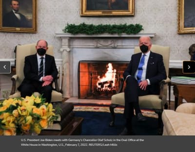 Biden promete poner fin a Nord Stream 2 si Rusia invade Ucrania