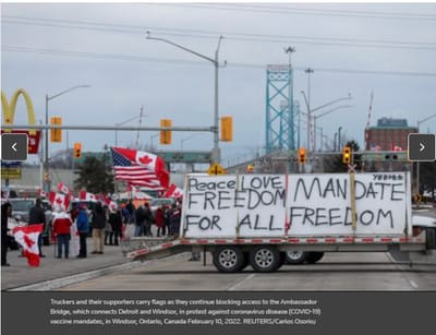 Transportistas de Canadá ponen en peligro comercio entre Canadá y Estados Unidos