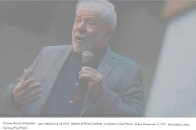 Lula lidera preferencias sobre Bolsonaro para elecciones de Octubre