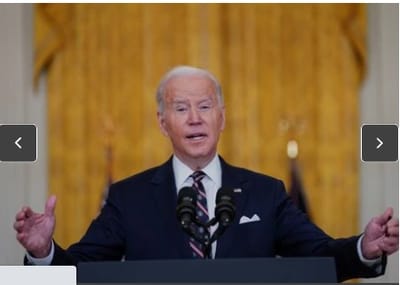 Biden revela sanciones a negocios rusos ante ataque premeditado de Ucrania