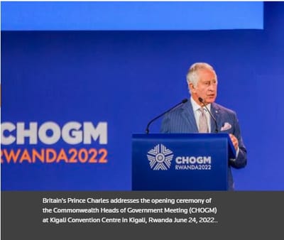 Príncipe Carlos lamenta esclavitud en discurso sobre la Commonwealth