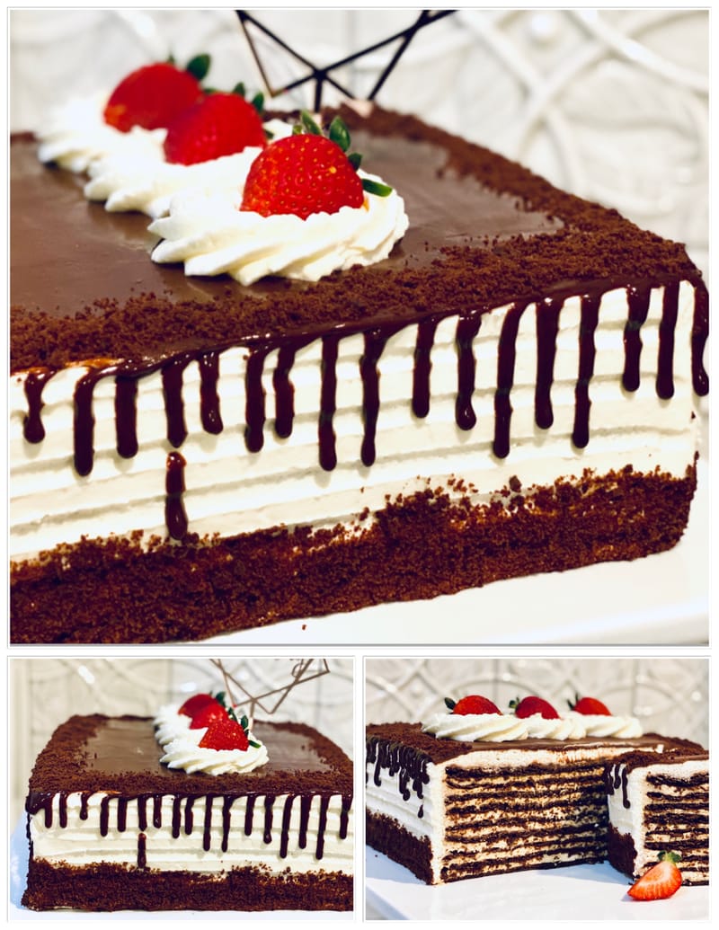 CHOCOLATE HONEY CAKE