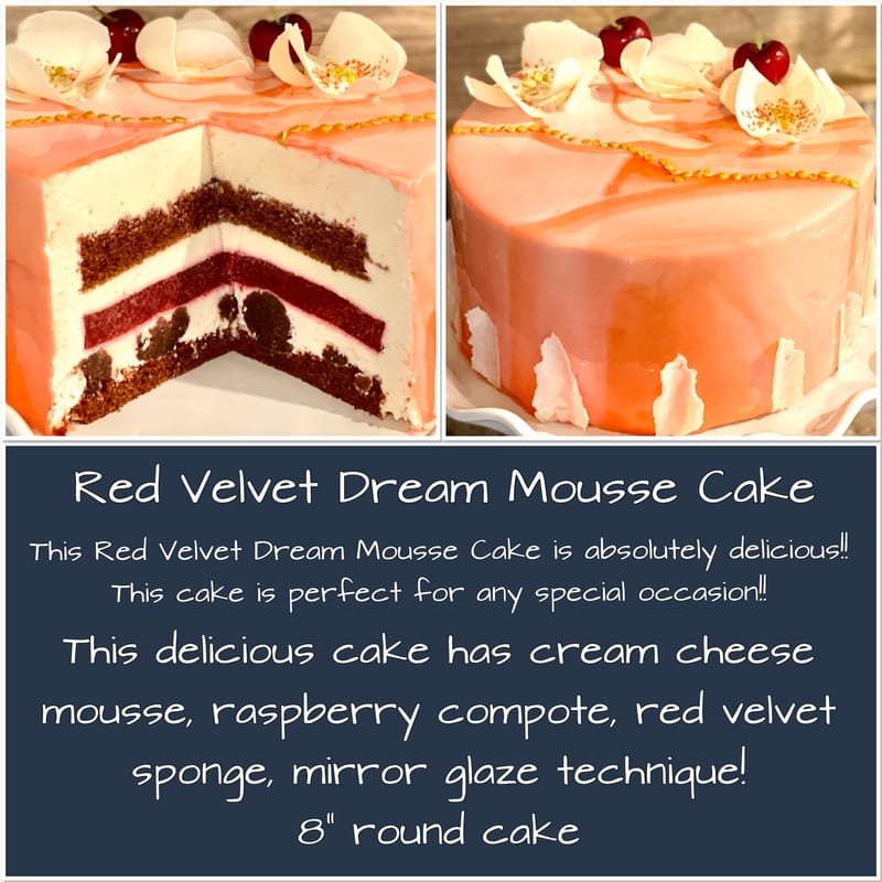 RED VELVET DREAM MOUSSE CAKE