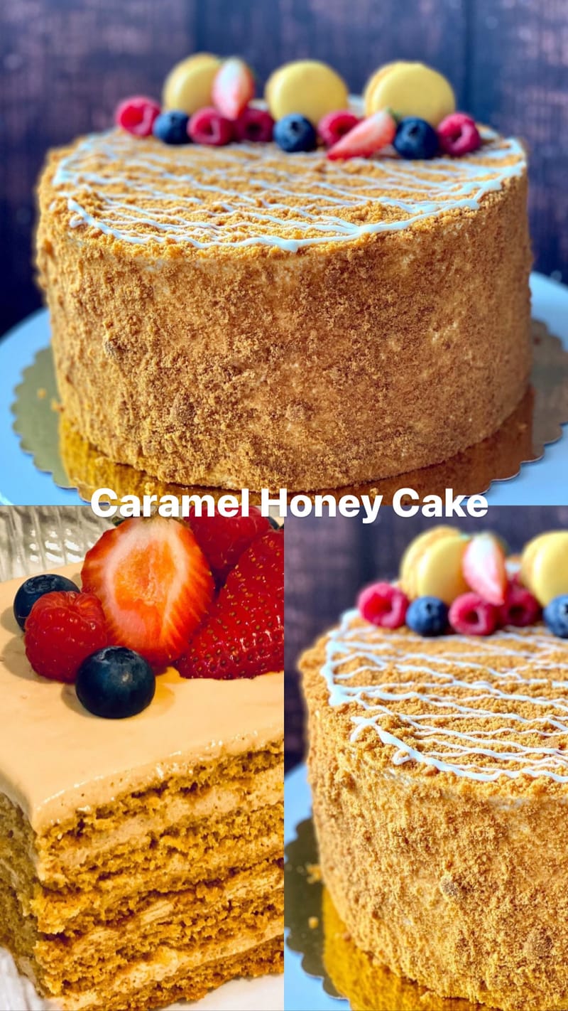 Caramel Honey Cake