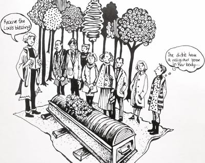 At the (he)art of funerals...