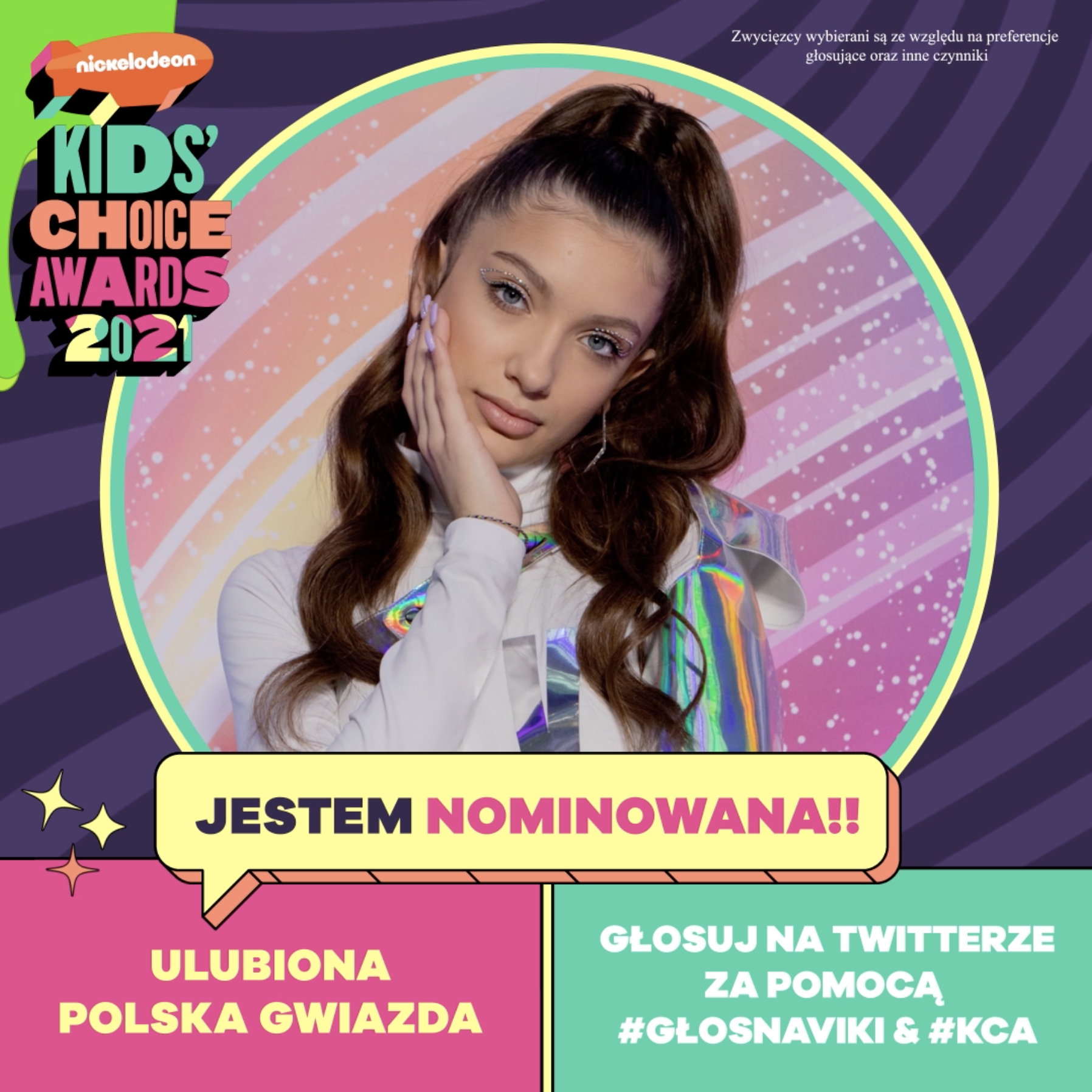 VIKI GABOR NOMINOWANA DO NICKELODEON KIDS’ CHOICE AWARDS 2021