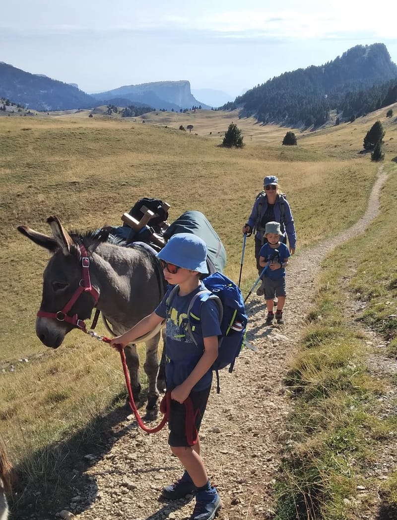 Randonnée en famille