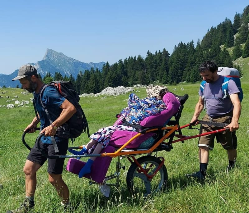 Randonnée à Joëlette